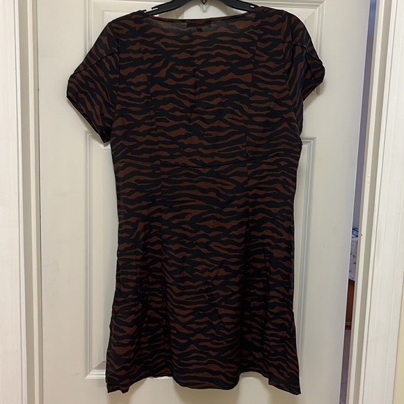 NWT Madewell Zebra Print Dress- Size 12 - Picture 7 of 16